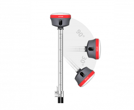 GNSS-приёмник Alphageo A5 PLUS с контроллером A-Tab, ПО SurPRO и вехой.